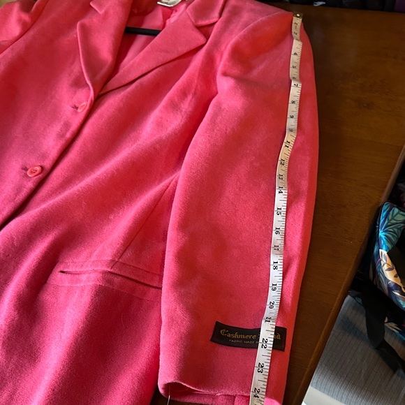 Harve Benard Vibrant Pink Blazer cashmere blend - Picture 9 of 11